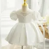 Mädchenkleider Babykleidung für Mädchen Perlen Kleinkind Kinder Hochzeit Prinzessin Kleid Elegantes Geburtstagskleid Tüll Brautjungfer Abendparty