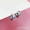 designer jewelry bracelet necklace ring buckle Earrings 925 trend wind men women lovers make old earrings with same style