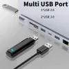 Stationer TEBE MST USB C HUB TYPEC till Dual HDMicompatible VGA Multi USB LAN Ethernet 3.5mm PD Charger SD TF Adapter för MacBook Air