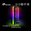 Koeling Bykski Square AIO Integrated Reservoir Pump Acryl Watercooled Tank /met temperatuurdisplay /RGB Light CPDDCXTK180V2 /220