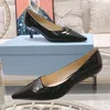 Baotou – sandales en cuir pointues à talons hauts pour femmes, chaussures de luxe, sensation Premium, pour les déplacements quotidiens, début du printemps, nouvelle collection