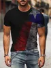 2023 dernier T-shirt pour hommes imprimé 3DT à manches courtes décontracté lâche ensemble haut de gamme mode masculine et style de design distinctif importé coton sélectionné sports de loisirs S ~ 5XL