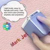Skrivare Mark Jet Mini Portable Color Printer Anpassad text Smartphone Wireless Printing Inkjet Printer 1200DPI Med bläckpatron