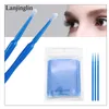 Pinceaux 5 / 100pcs maquillage jetable coton-coton mini applicateurs individuels applicateurs mascara brosses extension des cils pour maquillaje maquillage