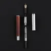 Fountain Pens Luksus Irruita Nib Pen Pen Pen Wood Metal podpisanie podpisania kaligrafii Prezent Prezent Presorery Materiały Postawione 230530