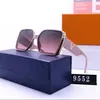 Nya utomhus solglasögon för män och kvinnors designer 9552 Solglasögon UV -skydd Polariserade glasögon