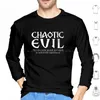 Men's Hoodies Chaotic Evil : Because Some People Just Want To Watch The World Burn Long Sleeve Alignment And D