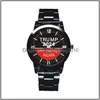 Party Favor 14 Styles Trump 2024 Wrist Watch Donald Retro Men Weltz Watches Drop Delivery Home Garden Festive Supplies Evento