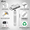 Blades EASACE high quality double edge blade metal razor with pedestal 10 blades