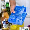 Ice Cream Tools Cube Mold Bar Kitchen Accessories 24 Holes Diy Creative Small Square Shape Sile Tray Fruit Maker Dh0562 Drop Deliver Dhalb