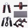 S Abdominal Wheel Kit Resistance Bands Push Up Stand Set Jump Rope Grip Öppning Hem Gym Fitness Muscle Trainer Suit 230530