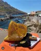 Luxurys Designer Nylon Ráfia Beach Bag Tote Bolsas Ombro Moda Verão Sacos de Compras Mulheres Mens Palha Totes Seaside Resort Travel Crossbody Bags Bolsa