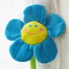 Plush Dolls Cartoon Sun Flower Doll with Bendable Stems Smile Face Stuffed Toy Home Decor Children Girls Lovely Bouquet Gift 230530