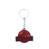 Film Jurassic Park rondom Alloy Hanging Tag Dinosaur Patroon Keychain Small Gift Hot Selling Pendant