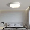 Tavan Işıkları Basit oturma odası yatak odası çalışması beyaz LED Işık Modern Atmosferik Ev Kapalı Dekor Aydınlatma Yuvarlak Kare Lamba Fikstür