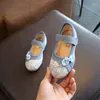 Sportschoenen Kinderen Hand Geborduurde Meisjes Klassieke Borduurwerk Etnische Stijl Rubberen Bodem Kids Casual Giels Flats Maat 26-35