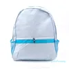 Designer -Seersucker School Bags Stripes Cotton Classic Backpack Soft Girl Zaini personalizzati Boy