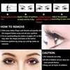 Borstar 3/5 par magnetiska ögonfransar Naturliga fransar handgjorda 3D -fransar Makeup Eyeliner Återanvändbar Makeup Set magnetisk penna för ögonfransar