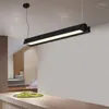 Kroonluchters hanglampen led eetkamer zwart lange kroonluchter ontwerper moderne ontwerpstudie Hoogtepunt kantoorverlichting levende hanglamp