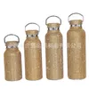 Garrafas de água Bling Diamond Thermos Portátil Glitter Garrafa Crossbody Aço Inoxidável Balão Térmico 350Ml 500Ml 750Ml 221018 Drop De Dhrpc