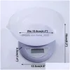 Balances de pesée petite balance numérique LCD portable 5Kg/1G 1Kg/0.1G cuisine alimentaire cuisson précise cuisson Nce mesure du poids Vt1923 Dro Dhndz