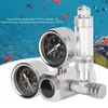 Attrezzatura Regolatore di CO2 per acquario fai-da-te W21.8 G5 / 8 220V Valvola di ritegno a solenoide magnetica Acquario Contatore di bolle Set generatore di reattore per serbatoio di pesce