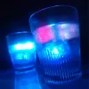 Led Ice Cubes 가벼운 물-활성화 플래시 빛 큐브 조명 빛나는 유도 웨딩 생일 바 음료 장식