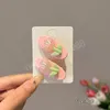 Pinza para el pelo para niños, pinza para el pelo con flequillo lateral de Color bonito para niñas, tocado para niñas, flor de tulipán, joyería para el pelo de princesa