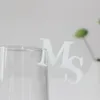 Other Event Party Supplies 2050100pcs Personalized Drink Stirrers laser Acrylic Wedding Tags Glass Markers Champagne Toasting Cocktail Charms 230530