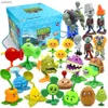 Manga Manga Nieuwe rol PLANTS VS ZOMBIES 2 PVZ Speelgoed Volledige set Cadeau voor jongens In een doos verpakt Kinderpoppen Actiefiguur Model Aanwezig Kaart L23