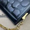 Bolso para axilas de diseñador superior Bolso de hombro Bolso de diseñador de cuero para mujer Bolso de cadena de alta calidad Bolso de mensajero de cuero Bolso bandolera con acabado floral