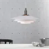 Kolye lambaları Mornden Led Lights Ev Yemek Odası/Okuma Odası/Yatak Odası/Bar lambası kaplama asılı ışık için çok katmanlı alüminyum beyaz