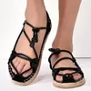 Männer Echtes Leder Sandalen 2023 Neue Sommer Sandalen Hausschuhe Handgemachte Webart Sandalen Weichen Boden Casual Outdoor Strand Römische Schuhe