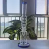 Bong in vetro da 19 pollici con bicchiere dab rig per fumare pipa ad acqua in vetro narghilè