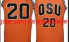Stitched Vintage # 20 Oregon State Gary Payton greats e glbasketball Jersey personalizzata qualsiasi nome numero maglia