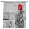 Rideau Rose fleur bois conseil Tulle voilages pour salon chambre cuisine fenêtres Voile rideaux décoration de la maison