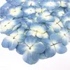 Fleurs décoratives Orignal Séché Hortensia Pressé Cadeaux De Fleurs Pour La Décoration Bijoux Bracelet Matériel Livraison Gratuite 100 pcs