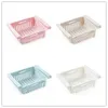 Scatole portaoggetti Bidoni Cucina regolabile Frigo Scaffale Portaoggetti Home Organizer Contenitore per alimenti Cassetto frigorifero Scatole portaoggetti Scaffale retrattile 230531