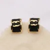 Fashion earrings Earring stud Designer Brand Letters Earring Clip Famous Women Double Letter Colorful Simple Studs Earrings Wedding Party Jewerlry High Quality