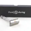 Blades Frank Shaving Matte Black Color Brass Handel