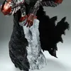 Manga Anime Berserk Guts L Figure Black Battle Armor War Damage Guts L Swordsman Action Figurine PVC Model Doll Collection Kids Gifts L230522