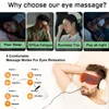 Релаксация JXP 3D Eye Massager с тепловой вибрацией для спящей маски стаканы Smart подушка безопасности Hot Compress Electric Eyes Massage Match