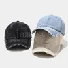 Винтажные хлопковые потертые джинсовые шляпы, бейсбольная кепка на заказ, саржевая однотонная спортивная регулируемая шляпа для папы DF109