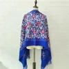 Scarves Women Artificial Cashmere With Tassel Lady Winter Autumn Schal Scarf Thinker Warm Female Shawl Embroidery Cape