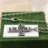 2023 nouveau designer bijoux bracelet collier anneau sculpté croix pendentif personnalisé torsion couple cube
