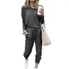 Tracksuits Wool Hoodie Two Piece 2021 Spring/Summer Lace Sweatshirt Set Women's Casual Sportswear P230531