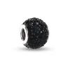 For pandora charms sterling silver beads Black series cat eye glass bead crystal SLR camera glasses