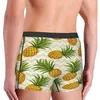 Caleçon Ananas Carreaux Motif Hommes Classiques Boxer Slips Boxers Sous-Vêtements D'été Hommes Culottes Polyester