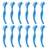 Tandborste 12 Pack Protes Brush Hard Denture Cleaning Brush