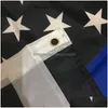 Bannerflaggor 3x5fts Polyester USA United States Stars Stripes US American Banners 90x150cm America Black White Blue Flying VT1457 Dr DHBRT